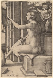 retfærdighed af Lucas van Leyden