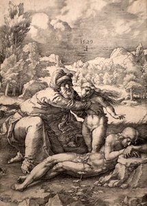 Skabelsen af Eva af Lucas van Leyden