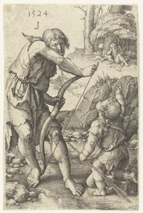 Lamek og Kain af Lucas van Leyden