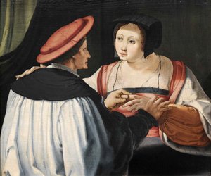 Den forlovede Den forlovede, ca. 1525. af Lucas van Leyden