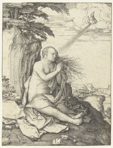Maria Magdalene i ørkenen af Lucas van Leyden