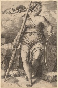Pallas Athene af Lucas van Leyden
