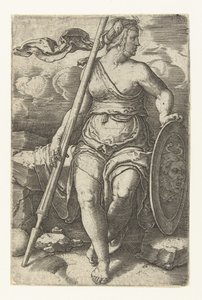 Pallas Athene af Lucas van Leyden