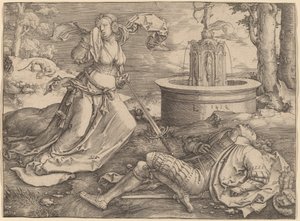 Pyramus og Thisbe af Lucas van Leyden