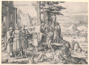 Den fortabte søns tilbagevenden af Lucas van Leyden