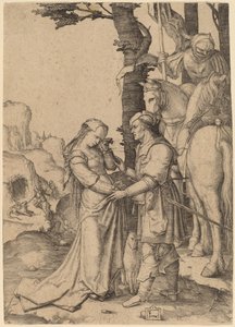 Saint George befrier prinsessen af Lucas van Leyden