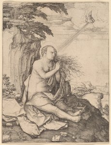Sankt Maria Magdalena i ørkenen af Lucas van Leyden