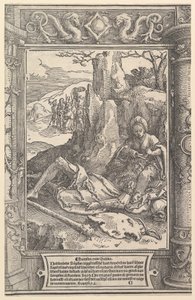 Samson og Delila, ca. 1517. af Lucas van Leyden