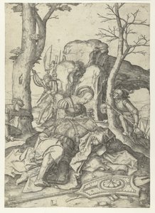 Samson og Delila af Lucas van Leyden