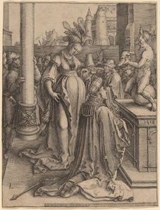 Salomons afgudsdyrkelse af Lucas van Leyden