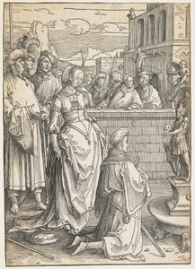 Salomons afgudsdyrkelse, ca. 1512 af Lucas van Leyden