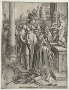 Salomons afgudsdyrkelse af Lucas van Leyden