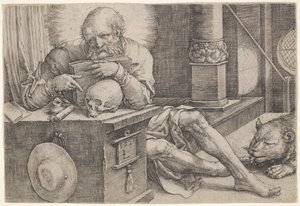 Sankt Hieronymus af Lucas van Leyden