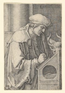 St. Lukas, 1518. af Lucas van Leyden