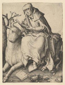 St. Luke, ca. 1508. af Lucas van Leyden