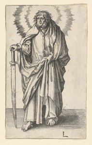 St. Simon, ca. 1510. af Lucas van Leyden