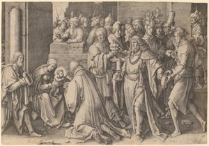 Magiernes tilbedelse af Lucas van Leyden