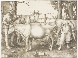 Mælkepigen af Lucas van Leyden