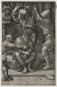 Lidenskaben: Kristus kronet med torne, 1521. af Lucas van Leyden