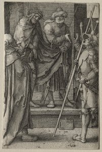Lidenskaben: Kristus præsenteret for folket af Lucas van Leyden