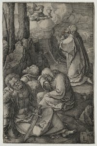 The Passion: The Agony in the Garden, 1521. af Lucas van Leyden