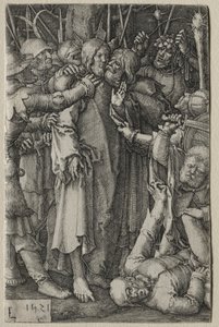 Lidenskaben: Jesu tilfangetagelse af Lucas van Leyden