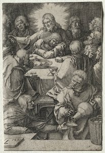 Lidenskaben: Den sidste nadver, 1521. af Lucas van Leyden