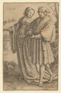 Promenaden, 1520. af Lucas van Leyden