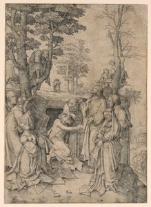 Lazarus opstandelse af Lucas van Leyden