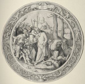 Den runde lidenskab: Kristi forræderi af Lucas van Leyden