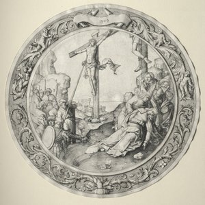 The Round Passion: The Crucifixion, 1509. af Lucas van Leyden