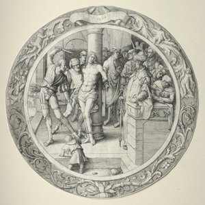 The Round Passion: The Flagellation, 1509. af Lucas van Leyden
