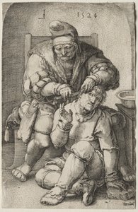 Kirurgen, 1524. af Lucas van Leyden