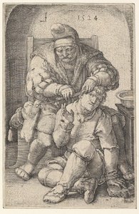 Kirurgen, 1524. af Lucas van Leyden