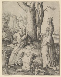 The Temptation of St. Anthony, 1509. af Lucas van Leyden