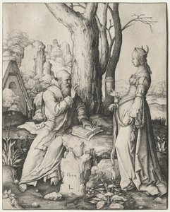 The Temptation of St. Anthony, 1509. af Lucas van Leyden