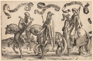 Israels tolv konger: David, Salomon, Rehabeam af Lucas van Leyden