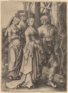 De to par i skoven af Lucas van Leyden