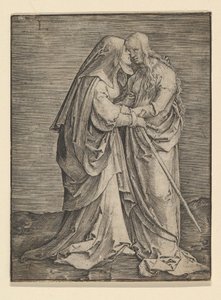 Visitationen, ca. 1516. af Lucas van Leyden