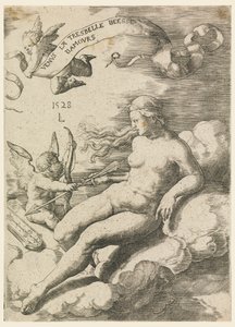 Venus og Amor af Lucas van Leyden