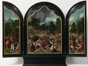 Tilbedelse af Guldkalven, c.1530