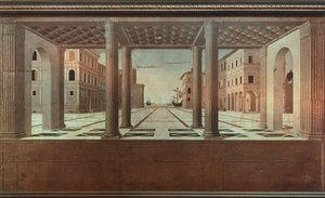 Ideel udsigt af Luciano Laurana (1420-1479).