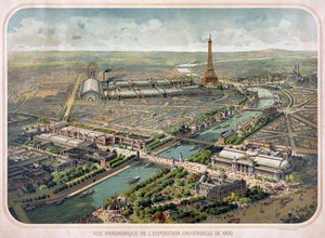 Panoramabillede af verdensudstillingen i 1900. af Lucien Baylac