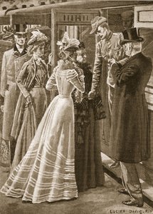 Tilbage fra krigen: en C.I.V. invalideret hjem, illustration fra 
