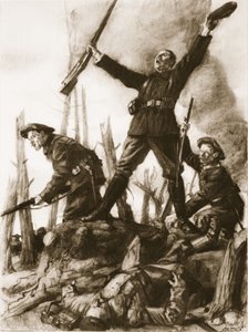 På toppen af Hartmannswillerkopf af Lucien Hector Jonas