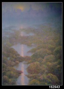 My Mother, Evening with a View of Ys (pastel på papir)