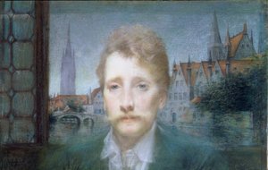 Portræt af Georges Rodenbach