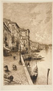 Quai, Venedig af Lucien Marcelin Gautier
