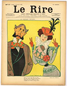 Cover af "Le Rire", Satirisk i farver af Lucien Metivet