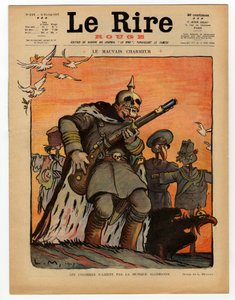 Cover af "Le Rire rouge", Satirisk i farver af Lucien Metivet